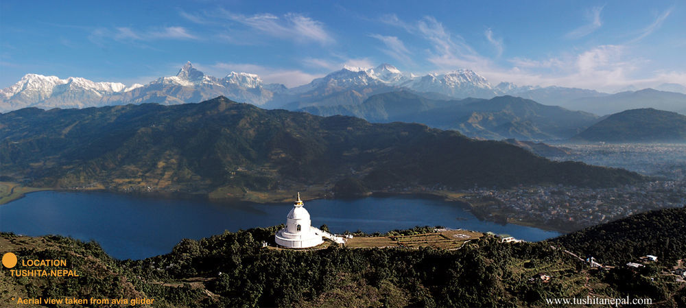 Tushita Nepal Yoga Retreat Center Hotel Pokhara Exterior foto